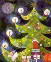 Geschenkkarte Weihnachtsabend (je 5 Stck)