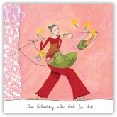 Postkarte Zum Geburtstag alles Gute fr dich