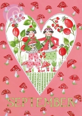 09/ Postkarte September, Kinder