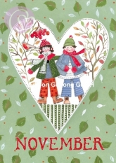 11/ Postkarte November, Kinder