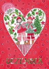 12/ Postkarte Dezember, Kinder