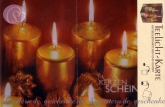 Teelicht-Karte Kerzenschein
