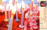Teelicht-Karte Happy Birthday