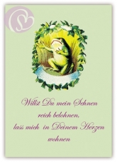 Postkarte Willst Du mein Sehnen...