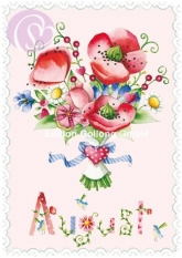 08/ Postkarte August