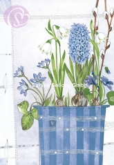 Klappkarte Frhlingsblumen