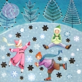 Geschenkkarte Schlittschuh laufen (5 Stck)