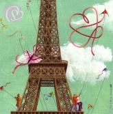 Postkarte Eiffelturm II