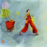 Postkarte Weihnachtsdekoration