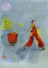 Klappkarte Weihnachtsdekoration