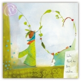 Postkarte Liebe lt das Herz wachsen