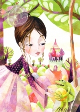 Postkarte Der Froschknig