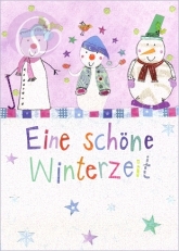 Postkarte Eine schne Winterzeit