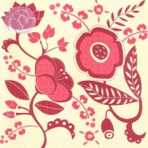 Klappkarte Cecilly, pink