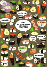 Supi! Ein neuer Freund fr unsere Sushi-Party