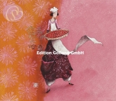 Klappkarte Konditorin, Erdbeerkuchen