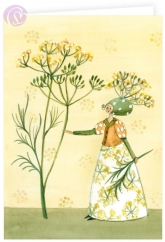 Samenkarte Dill, Zweige