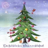 Postkarte Ein frhliches Weihnachtsfest