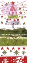 Geschenkkarte Weihnachtsbaum (5 Stck)