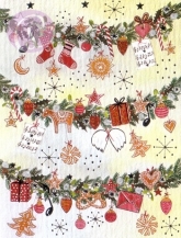 Geschenkkarte Girlande (5 Stck)