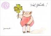 Postkarte Viel Glck
