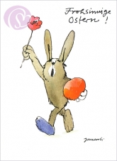 Postkarte Frohsinnige Ostern