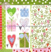 Postkarte Happy Birthday, Pckchen