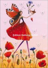 Klappkarte Schmetterling-Mdchen