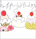 Klappkarte Happy Birthday, Trtchen