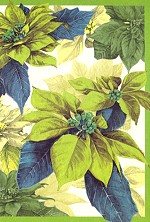 Klappkarte Poinsetta, grn