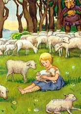 Postkarte Die Reise ins Land