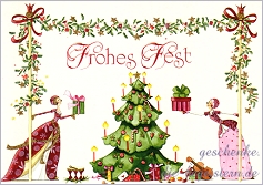 Postkarte Frohes Fest