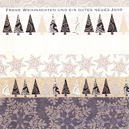 Postkarte Tannenbume