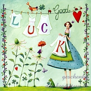 Postkarte Good luck