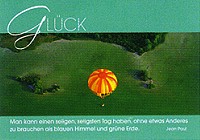 Postkarte Glck