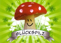 Postkarte Glckspilz