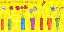 Poskarte Geburtstag