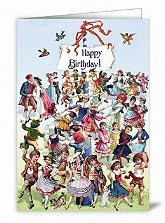 Klappkarte Geburtstagstnzchen