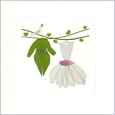 Klappkarte Braut & Brutigam