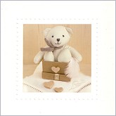 Klappkarte Teddybr