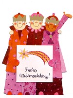 Geschenkaufkleber Heilige Drei Knige (5 Stck)