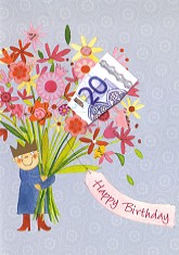 Geldgeschenkkarte Blumenstrau