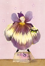 Klappkarte Stiefmtterchen