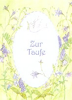 Klappkarte Zur Taufe %