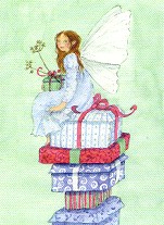 Klappkarte Weihnachtselfe