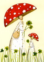 Klappkarte Fliegenpilz