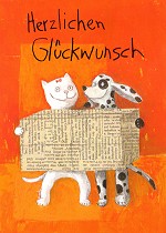 Postkarte Herzlichen Glckwunsch (5 Stck)