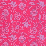 Klappkarte Floral, pink (5 Stck)