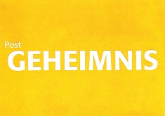 Postkarte Postgeheimnis