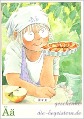 Postkarte Majas Alphabet []